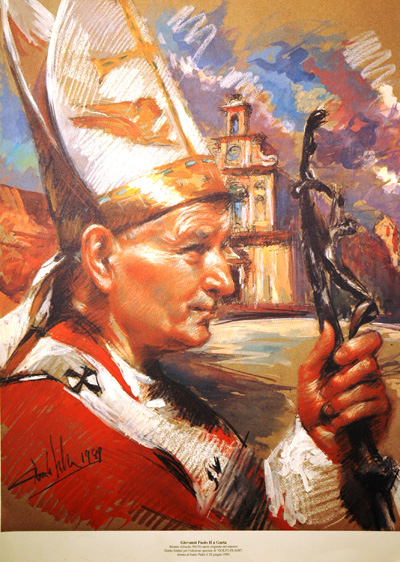 Ritratto del Papa Giovanni Paolo II